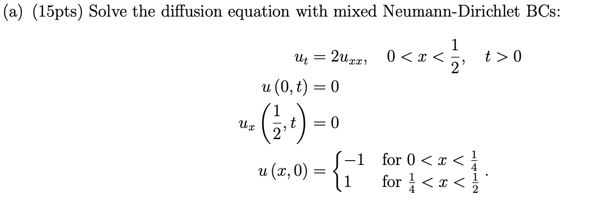 Can someone explain why a solution of part a will also satisfy