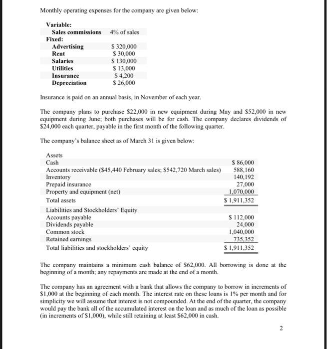 and DO NOT DO 1-2-3-5 answer in EXCEL only for the requirement