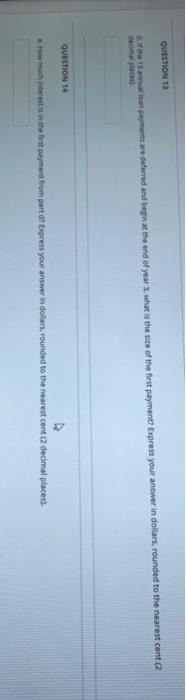 six questions (parts a-f). Indicate your answer for each question (no dollar