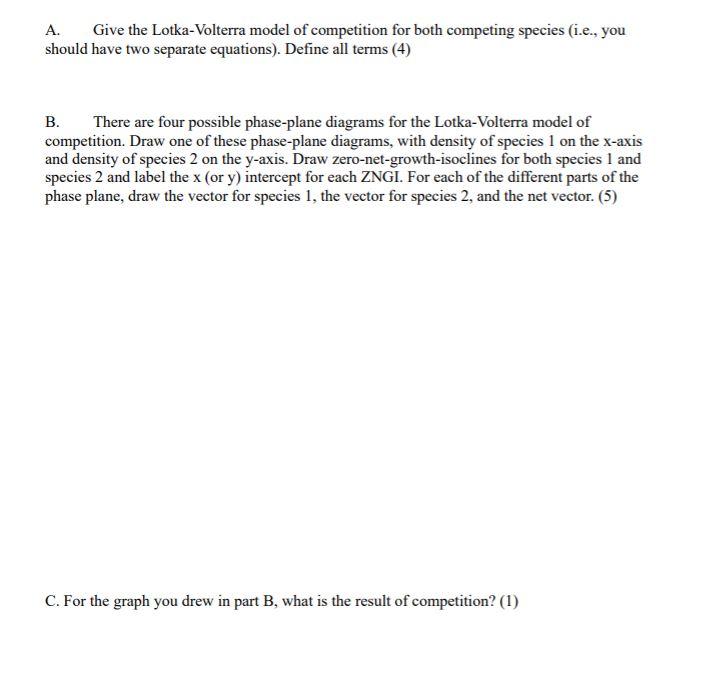 Given two populations, x1 and x2, with logistic dynamics, the LotkaVolterra formulation