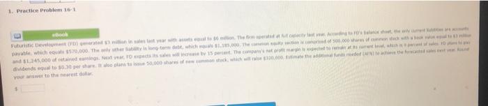 sales last year with a qual to 16 milion. The firm sperated