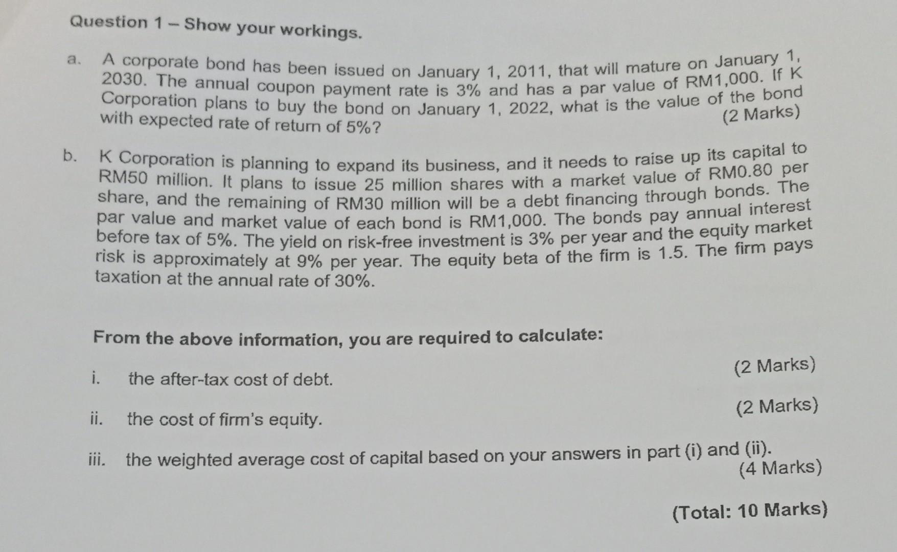 I need answer by 10am can anyone help me... Question 1
