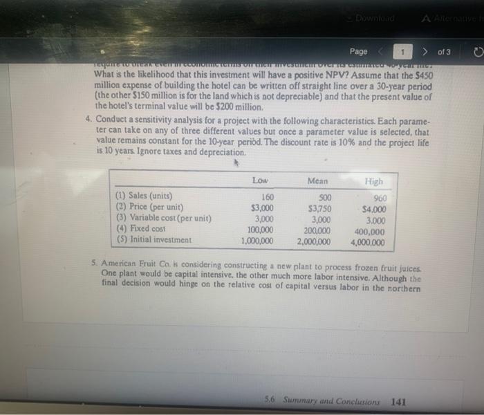 please show how to do 4 IN EXCEL What is the likelihood