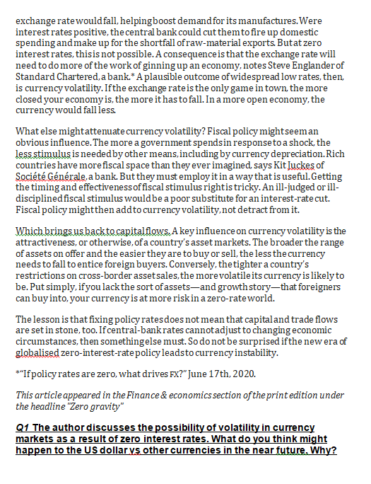 Why zero interest rates might lead to currency volatility There is little