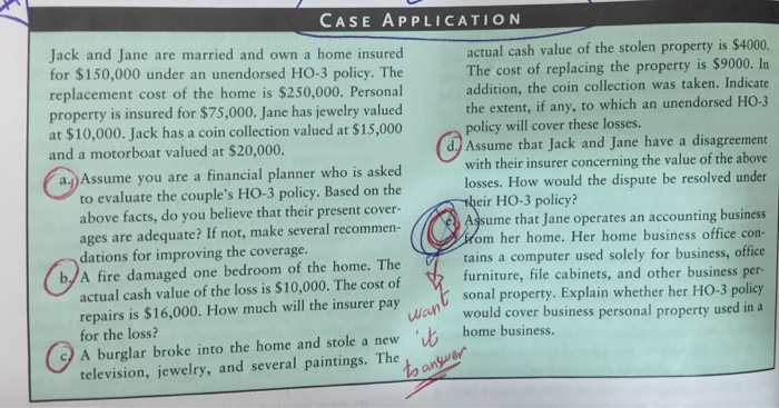 All questions answer.. A to E .. to simple answers.. Jack and