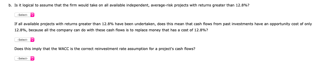 must choose between two mutually exclusive extraction projects, and each requires an