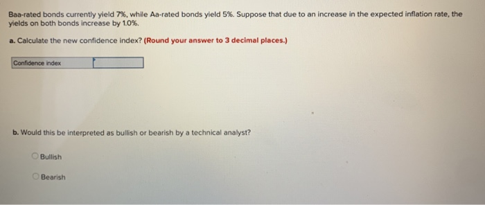  Baa-rated bonds currently yield 7%, while Aa-rated bonds yield 5%. Suppose