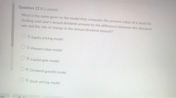 (0.2 points) Municipal bonds: 1) generally have the term to maturity less