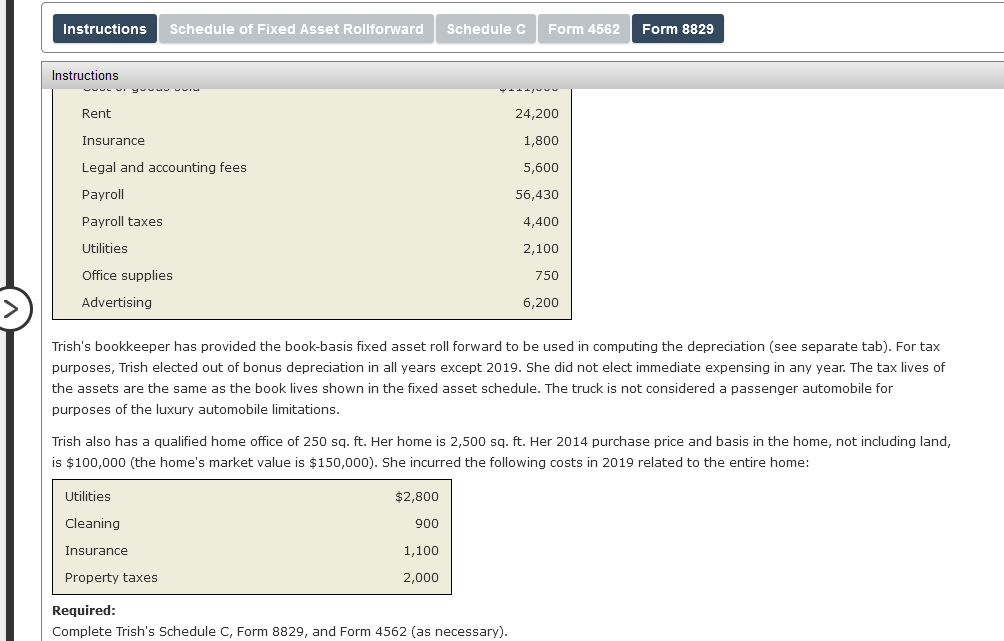 THE FIRST 3 PAGES"""" THANK YOU. Instructions Comprehensive Problem 8-1 Trish Himple