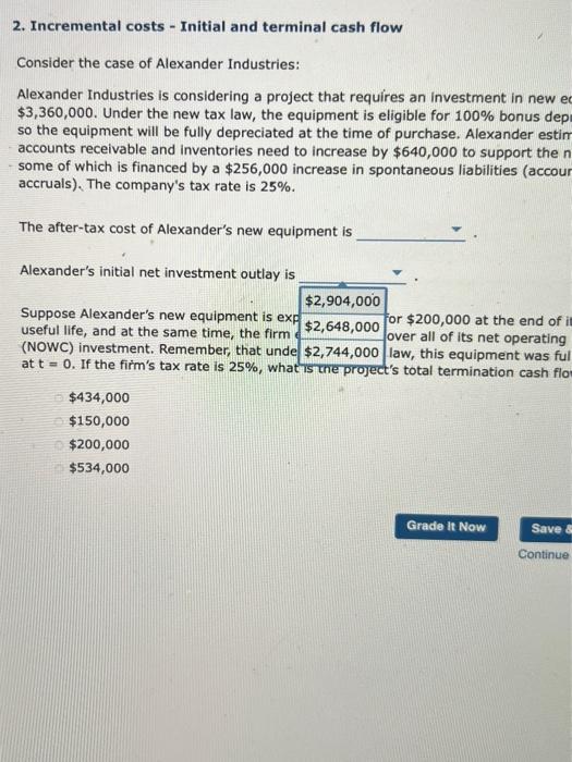 an investment in new equipment of $3,360,000. Under the new tax law,