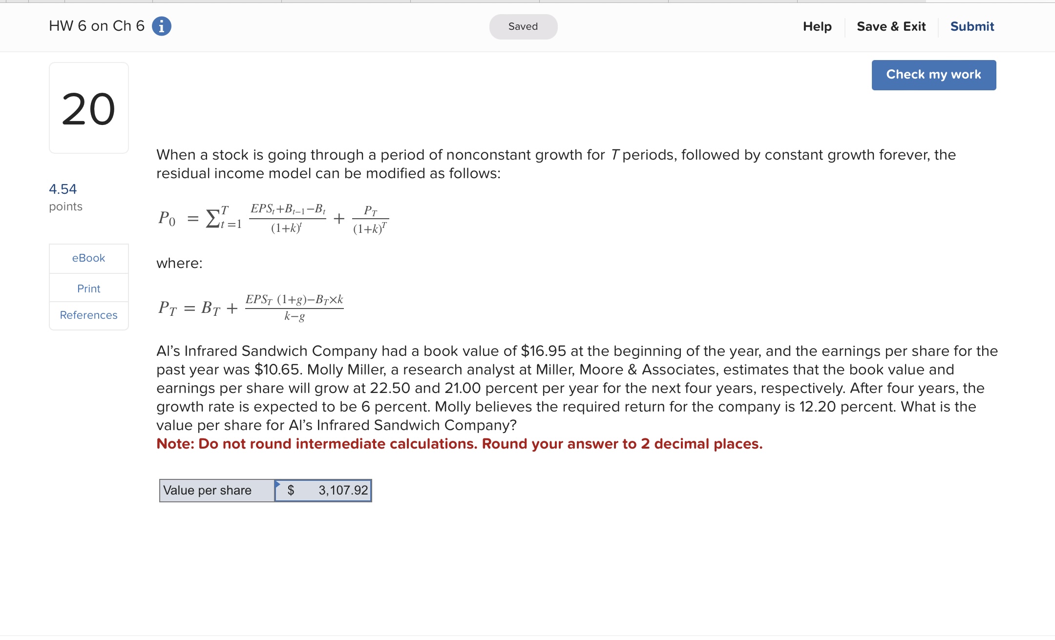 20 References When a stock is going through a period of