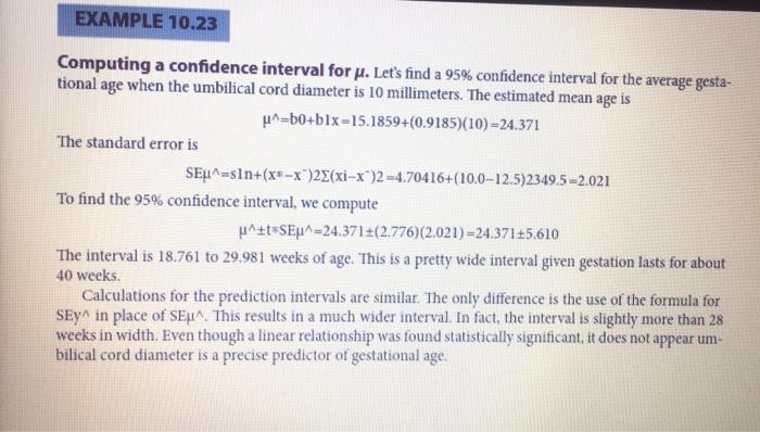 I need the steps to verifiy the answer. EXAMPLE 10.23 Computing a