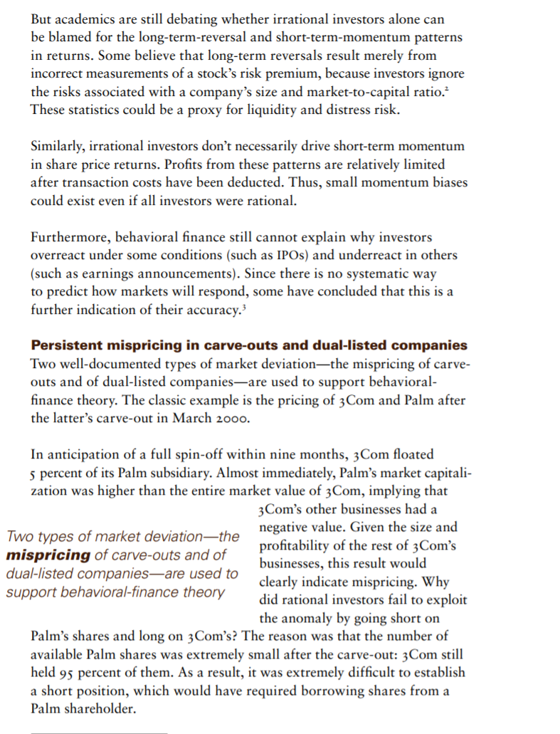 drive market behavior in a few short-lived situations. But fundamentals still rule.