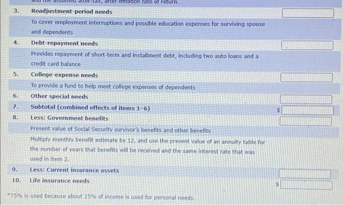 when Kevin will be 65. Assume that Kevin would invest the life