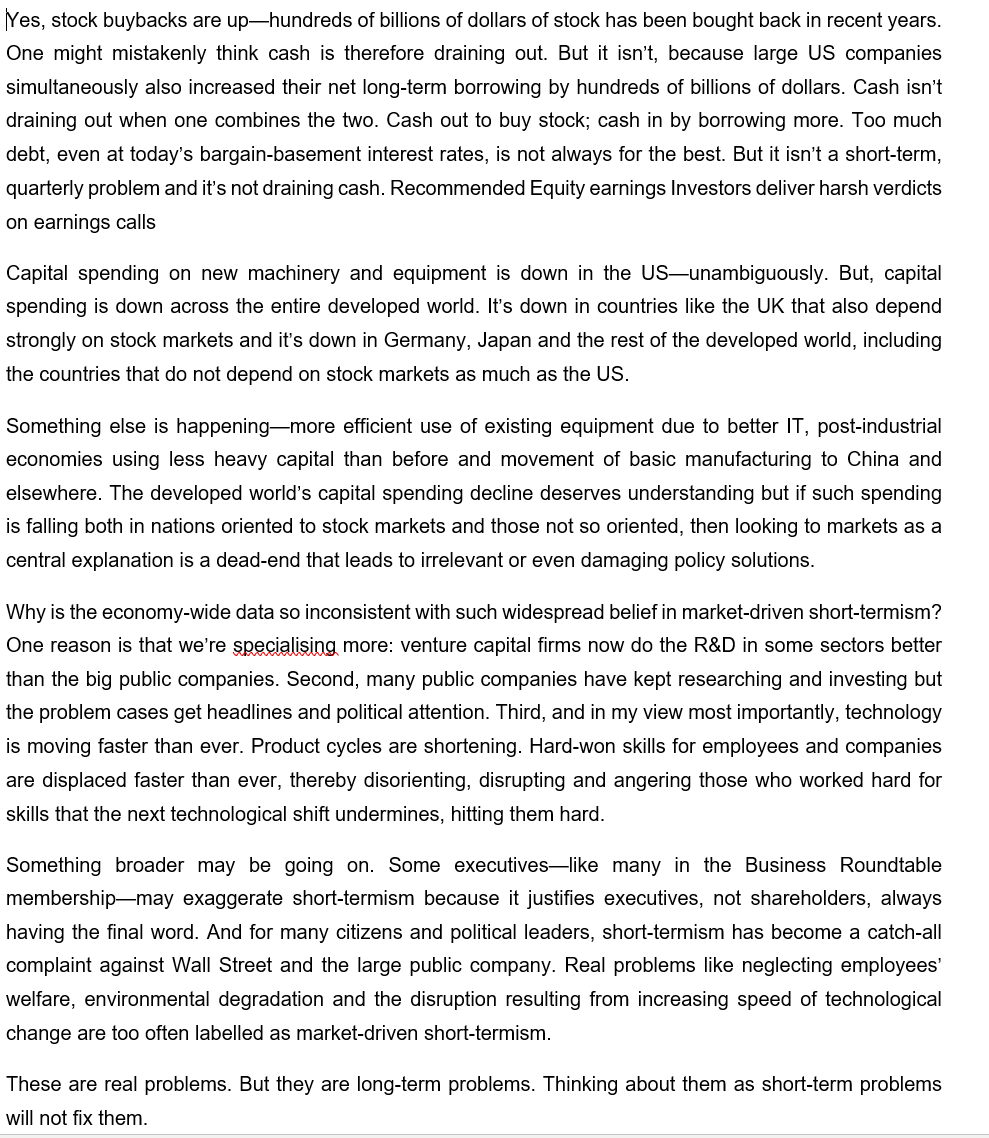 still fresh in investors' memories, adherents of the behaviorist school are finding