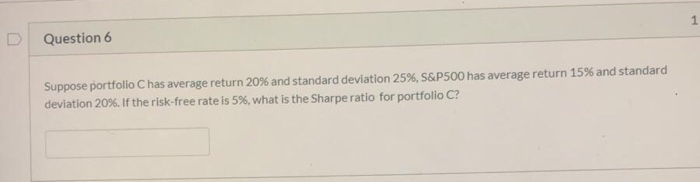 standard deviation 30%, and market beta 2. If the risk-free rate is