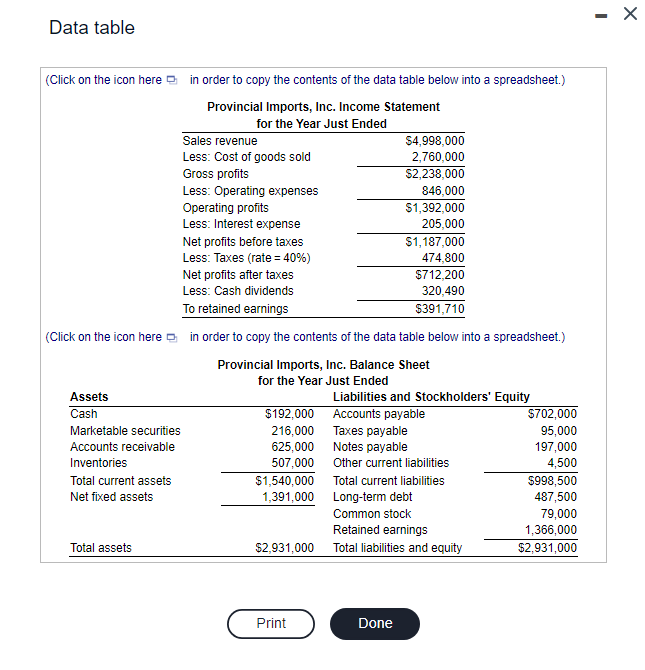  Data table (Click on the icon here in order to copy