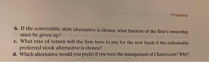 venture capital to bring a new Internet messaging service to market. The