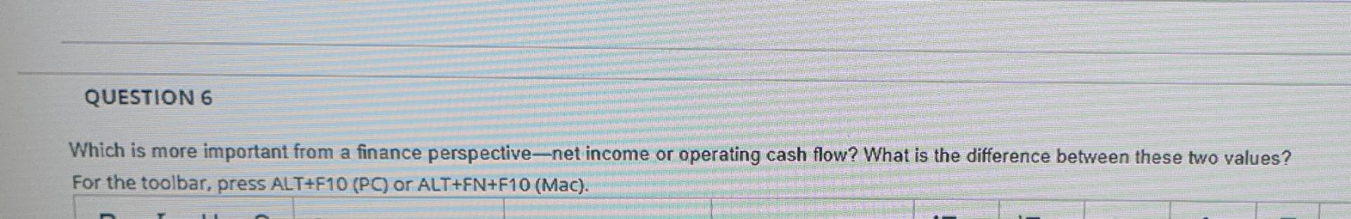  solve fast plzzzz 6 QUESTION 6 Which is more important from