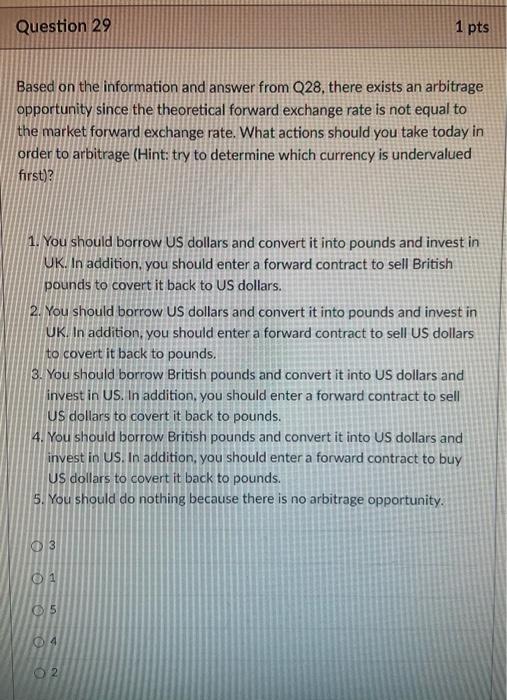 to the next two questions (28-29) Assume the annual T-bill rates in