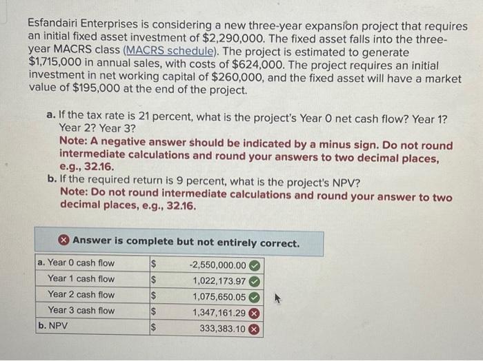 I can't figure out what I am doing wrong for Year 3