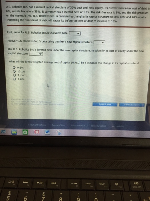 its optimal capital structure. Transworld Consortium Corp. has gathered the following financial