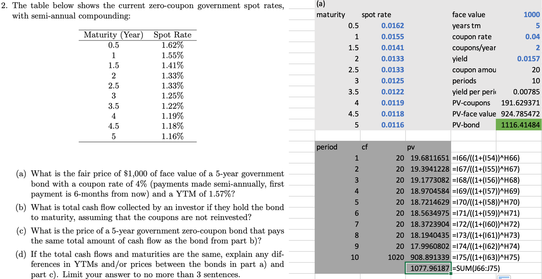 So I did part (a) 2 ways, with the correct answer