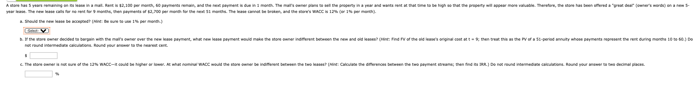 A company is analyzing two mutually exclusive projects, S and L, with