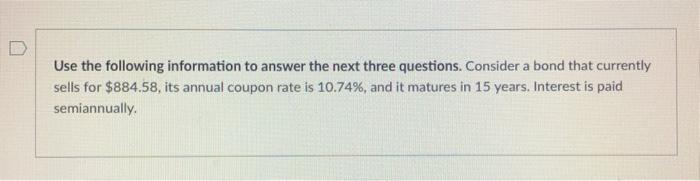  what is the current yield on this bond? what is the