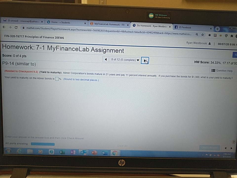  HD Webcom HD video (6 unread) - wsnap@yahoo X Home -