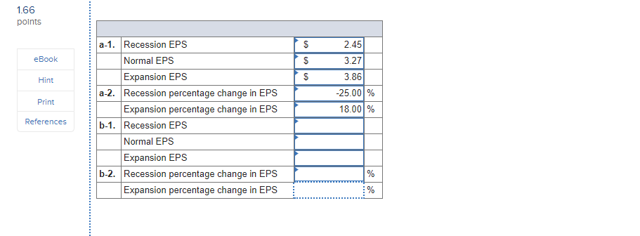 debt outstanding and a total market value of $220,000. Earnings before interest