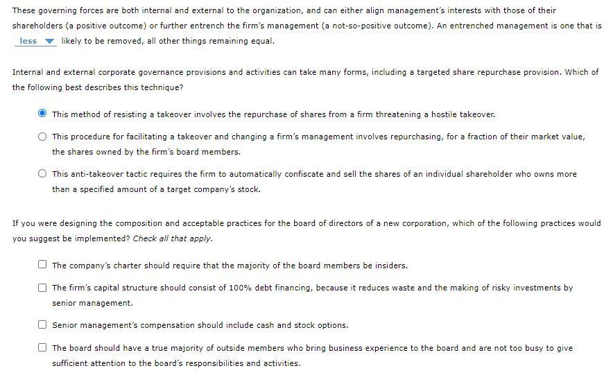 Even for items selected, please explain correct answer. 1 is more/less likely,