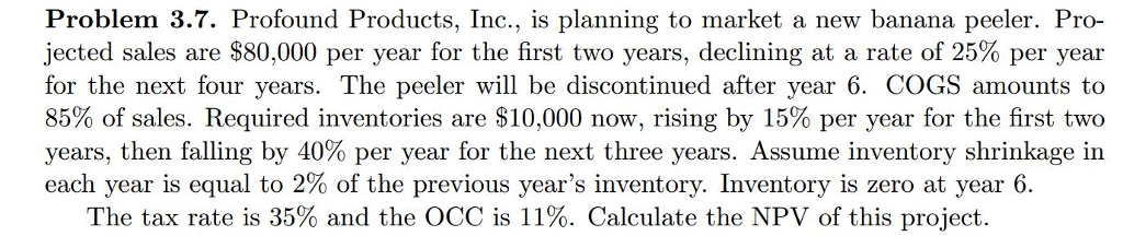  Given the solution NPV= 19,174. What are the clear steps to