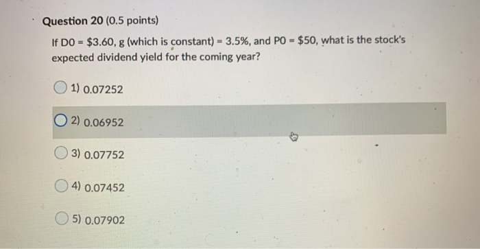 is expected to grow at a constant rate of 6.50% per year