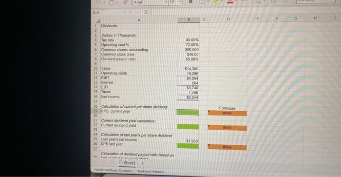 thousands of dollars). Frior to reporting this income statement, the company wants