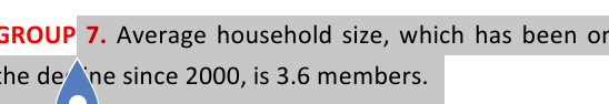 Old MathJax webview GROUP 7. Average household size, which has been on