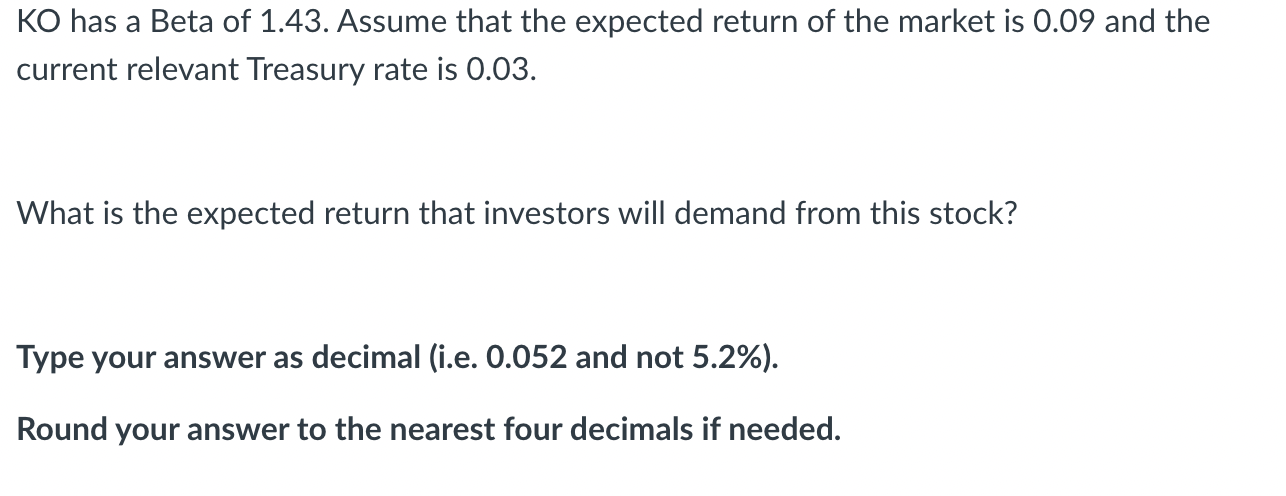 PLEASE EXPLAIN HOW TO SOLVE USING EXCEL ONLY. THANKS. KO has a
