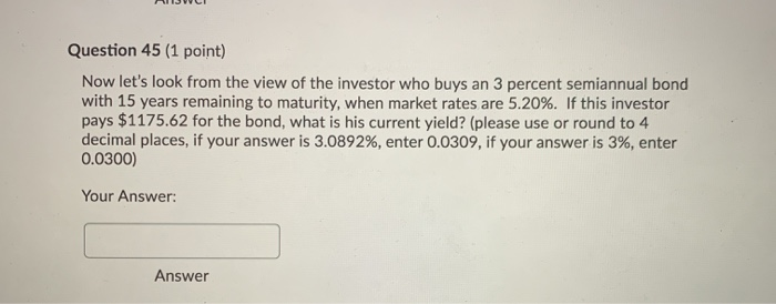 Question 45 (1 point) Now let's look from the view of