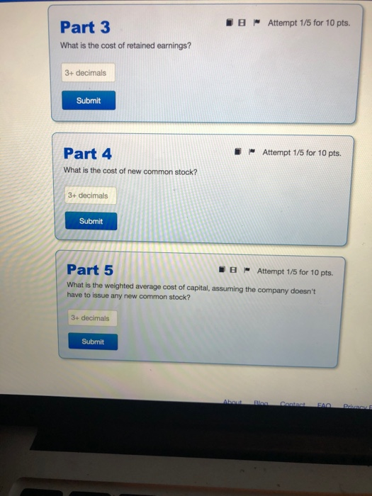 of $40 per share. The most recent dividend was $1.6 per share
