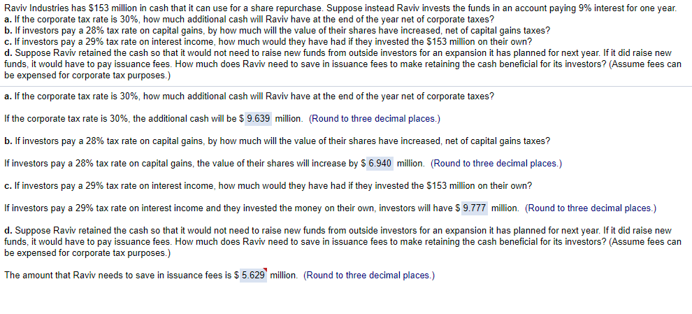 Can you show me how to solve for problem d? Thank