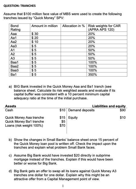 Please answer all questions, if only 4 subs, please b) c)