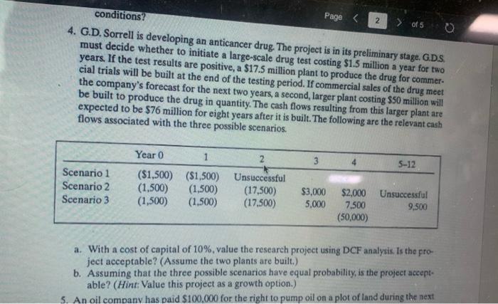 please show how to do in excel please change the cash flows