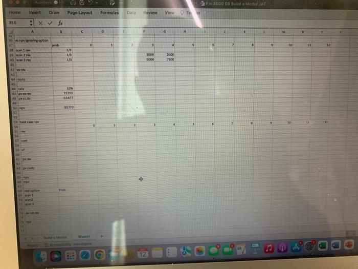 for scenerio 3 in years 5-12 from 9500 to 15000 4. G.D.