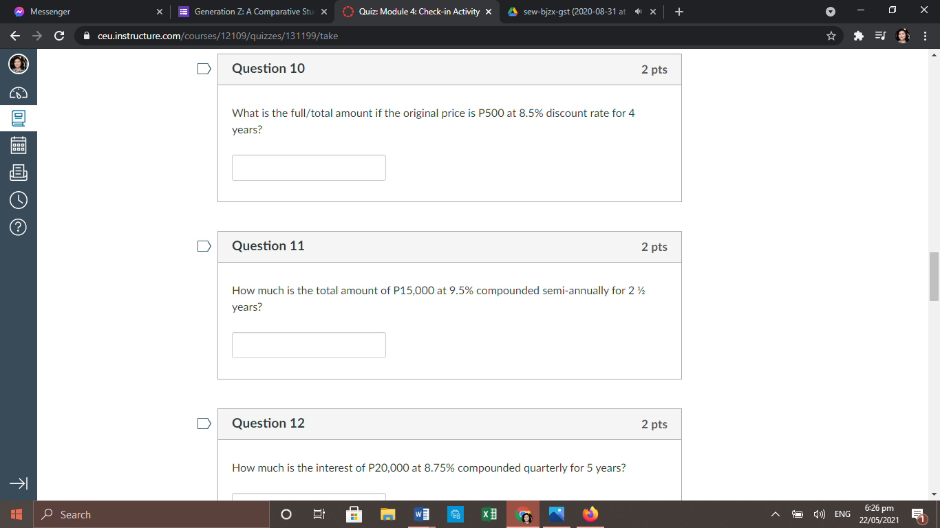 you invest P15,000 for 8.75% interest in 5 1/2 years? 9 88
