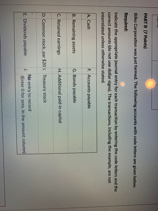problem consists of three separate parts that should be considered independently. PART