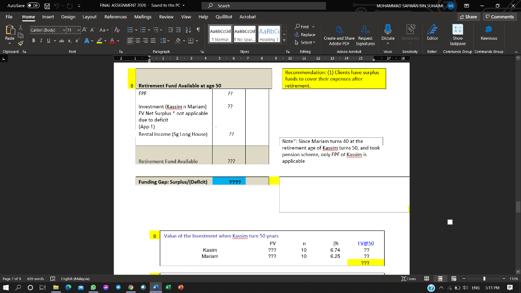 Kassim (40 years old) and Mariam (30 years old) have been married
