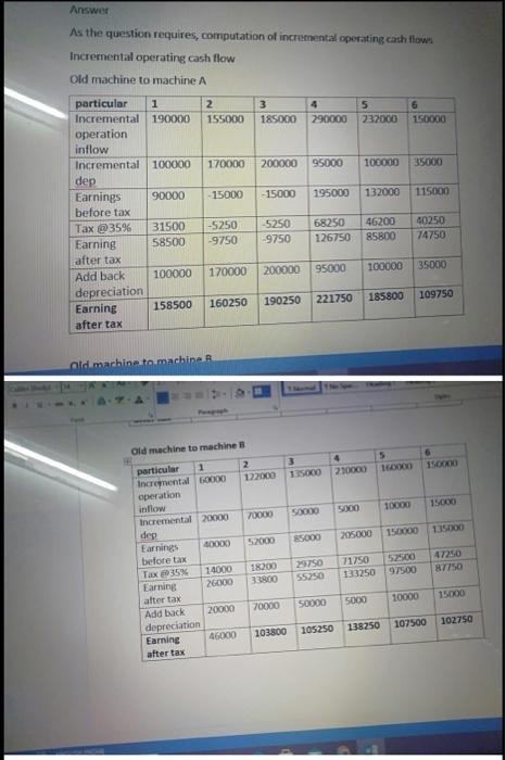 to evaluate the two drilling machines as alternative purchases, to replace an