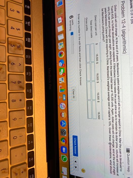 units per year at the yuan equivalent of $22,000 each. The Chinese