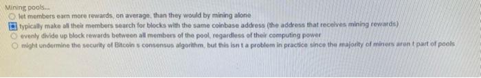 help me another blockchain and bitcoin mining pool question, please! Mining pools...