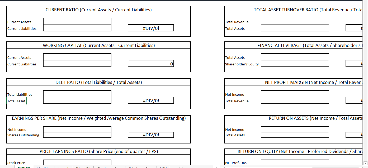Then, compare those ratios with the same ratios for the same fiscal